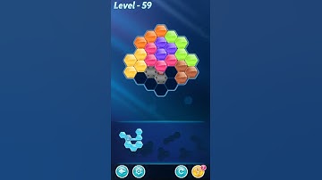 BLOCK! Hexa Puzzle! 7 Holic Level 59 (Rotate) - Lösung Solution Walkthrough