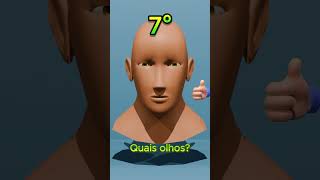 Qual cor é melhor? 🤔 1, 2, 3, 4, 5, 6 ou 7? Estou modelando o personagem do meu jogo 3D na Unity.