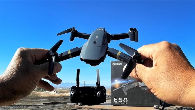 Eachine GPS avec caméra 4K HD Mini Drone Positionnement du flux optiqu –  DRONE IMPORT