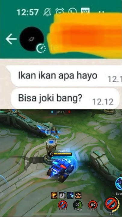 Chat bocil lucu #mobilelegend #mlbb