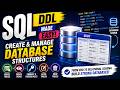 SQL DDL Explained | CREATE, ALTER, DROP Tables, Keys & Views for Beginners