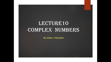 Lecture10/Complex Numbers/GTU Exam Questions