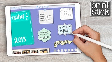 Digital Plan With Me | Setting Up My Digital Desk | Print Stick PWM