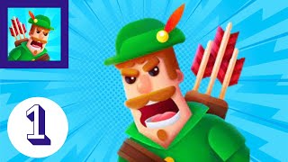 Bowmasters Walkthrough Gameplay Tutorial Part 1 || For Android and iOS