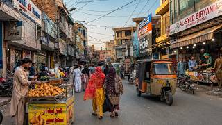 🇵🇰 Old Lahore Street Life: Motorcycles, Food & Authentic Pakistan in 4K