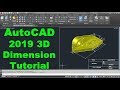 3D Modeling and Dimensioning Quiz