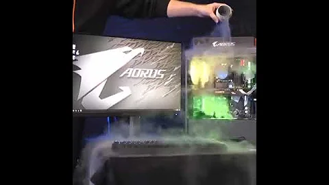 World best Gaming pc with nitrogen gas