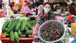 Crunchy cucumber pickle fry pork, razor clam curry recipe and beef soup yummy cooking  Sros cooking