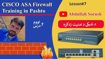 ICMP protocol Inspection in ASA firewall in Pashto by Abdullah Sorush Lesson# 7