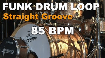 POP DRUM LOOP 85 BPM / Straight Drum loop / Groove Drum