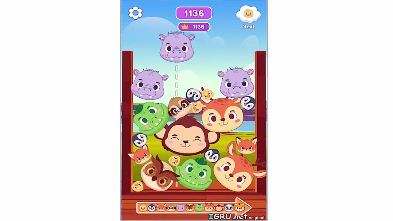 動物の無料スイカゲーム【スイカアニマル】SUIKA ANIMALS やってみたよ