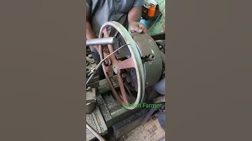 #Lathe #Turning #Works B #belt pulley #centre #boring #Shaft turning #Engineering #shorts