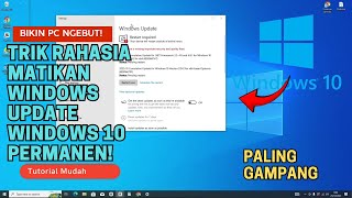 Bikin PC Ngebut! ⚡️ Trik Rahasia Matikan Windows Update Windows 10 Permanen!
