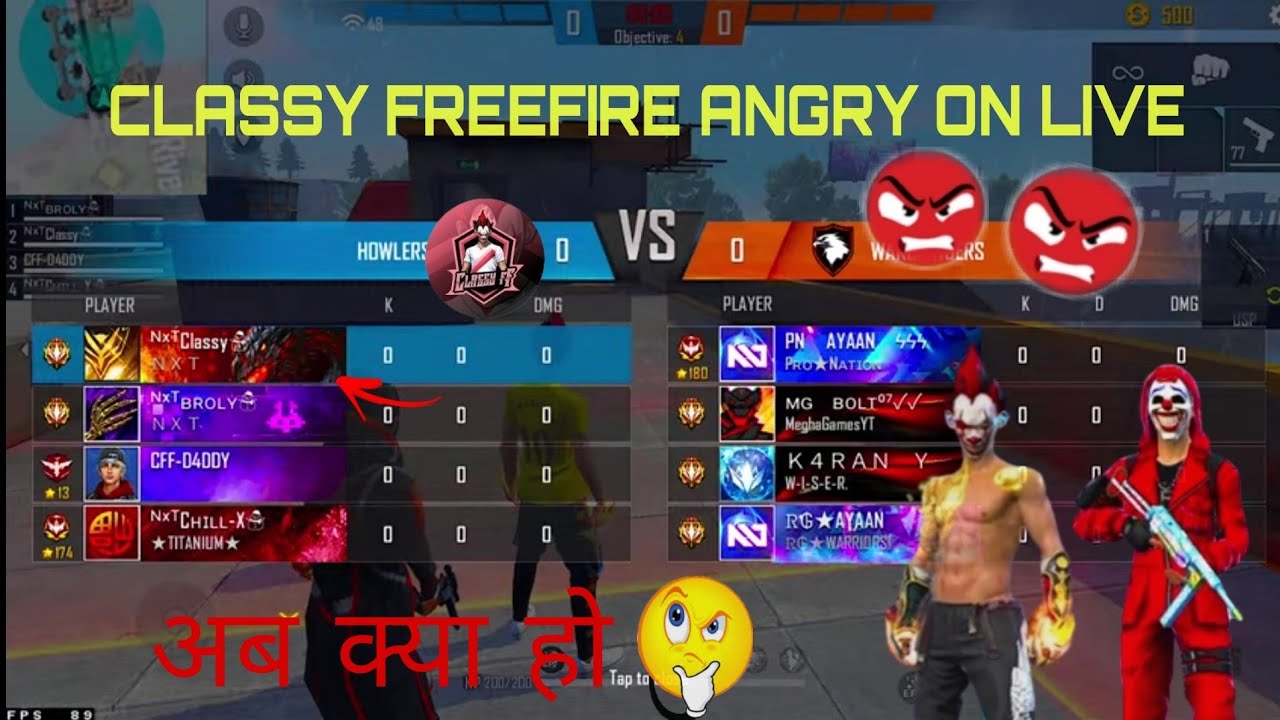 Classy Free Fire Angry On Me 😡- para SAMSUNG A3,A5,A6,A7,J2,J5,J7,S5,S6,S7,S9,A10,A20,A30,A50,A70