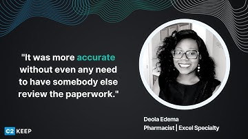 C2 Keep Testimonial - Deola Edema 90-Day audits with C2 Keep