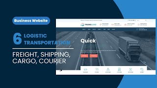 Logistics and Transportation Business Website | Freight, Courier Service Theme | Transland WP Theme