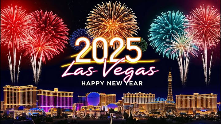 Las Vegas New Year Fireworks 2025 | Happy New Year 2025 | Countdown New Year Music Mix