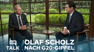 WELT TALK Spezial mit OLAF SCHOLZ zum Abschluss des G20-Gipfels auf Bali #WELTTalk