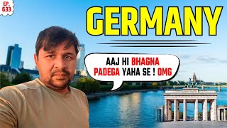 A Day  of  My  TRAVELLING  at  German 🇩🇪  --  POLAND 🇵🇱  Border || CYCLE BABA Hindi Vlog