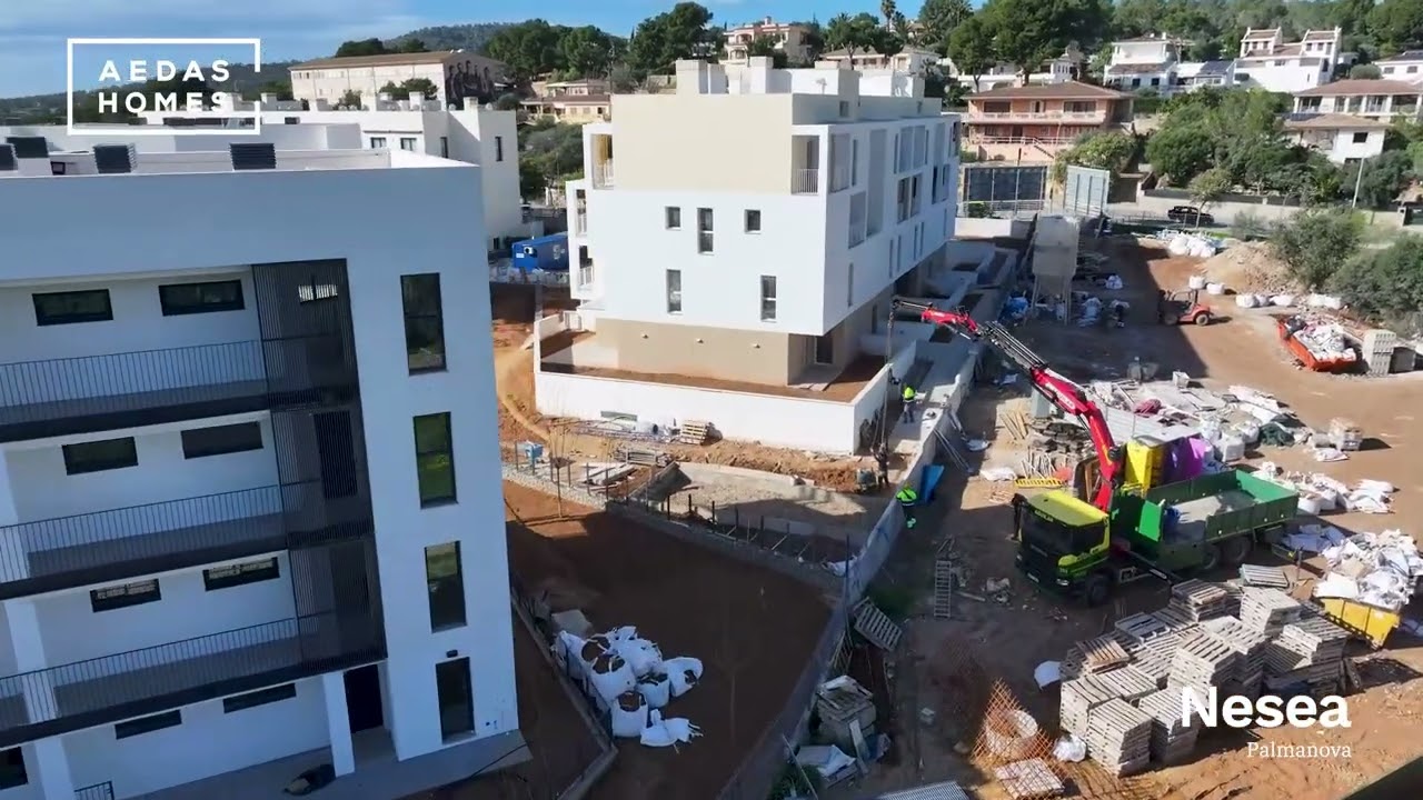 🚧 Avance de obras - Nesea I y II (01/2026). Viviendas únicas en Palmanova, Mallorca.