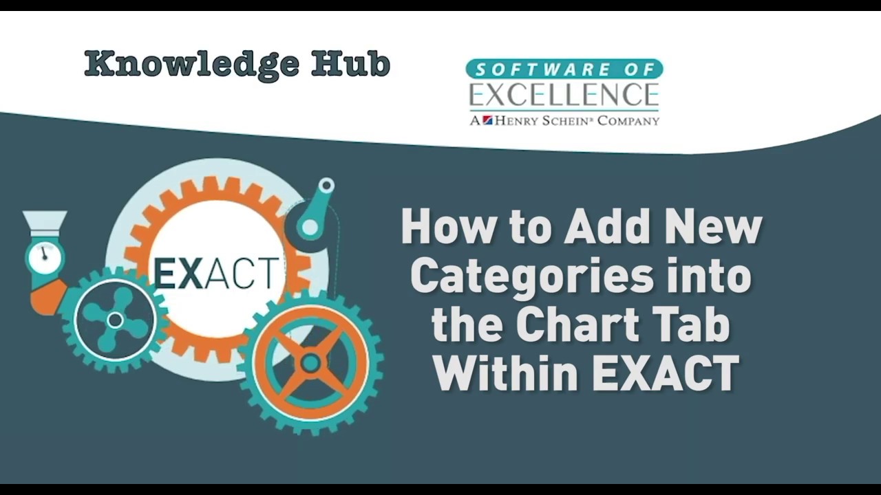 How To Add New Categories Into The Chart Tab Within EXACT YouTube how-to-add-new-categories-into-the-chart-tab-within-exact-youtube