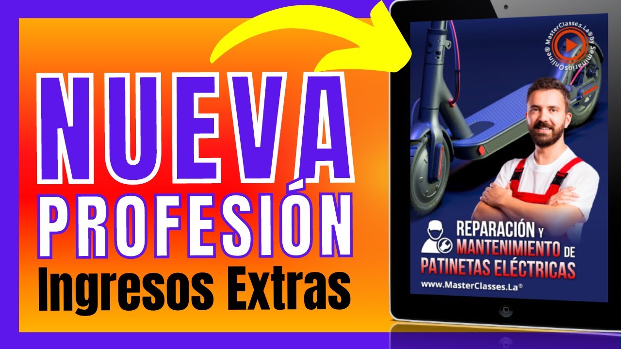 Curso REPARACIÓN patinetes eléctricos 💥 Cómo reparar tu PATINETE eléctrico 💥 Curso online POR DENTRO