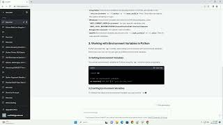 where Environment variables for python are saved