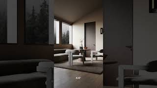 Baked in soft gradients 🤎 #architecturalvisualization #architectureindia #archviz #interior