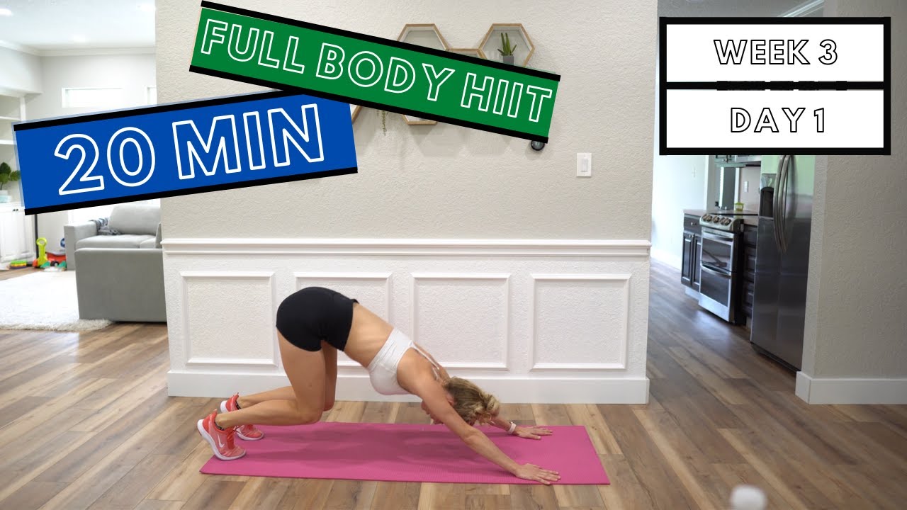 TOTAL BODY HIIT WORKOUT | GET A LEAN AND TONED BODY! | WEEK 3 DAY 1 ...