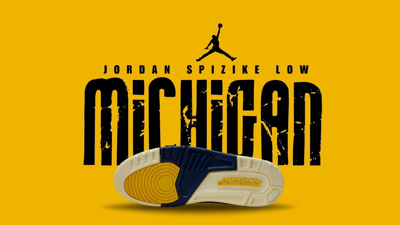 Поклонники кроссовок следят за этим… Предварительный обзор Jordan Spizike Low MICHIGAN 2026