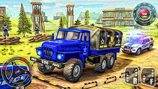 US Army Truck Driver Simulator - Offroad Police Truck Driver 3D - Best Android GamePlay screenshot 2