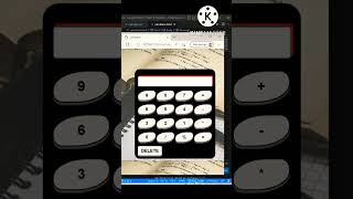 How to make calculator in HTML |Calculator making by using HTML and CSS only#shorts #html #css 💫