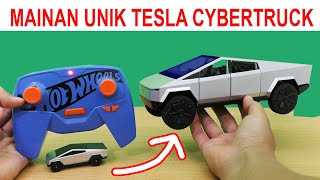 MINIATUR TESLA CYBERTRUCK 364 RIBU VS RC TESLA 399 RIBU