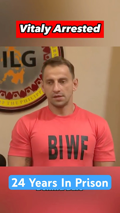 Vitaly Arrested - Facing 24 Years In Prison
