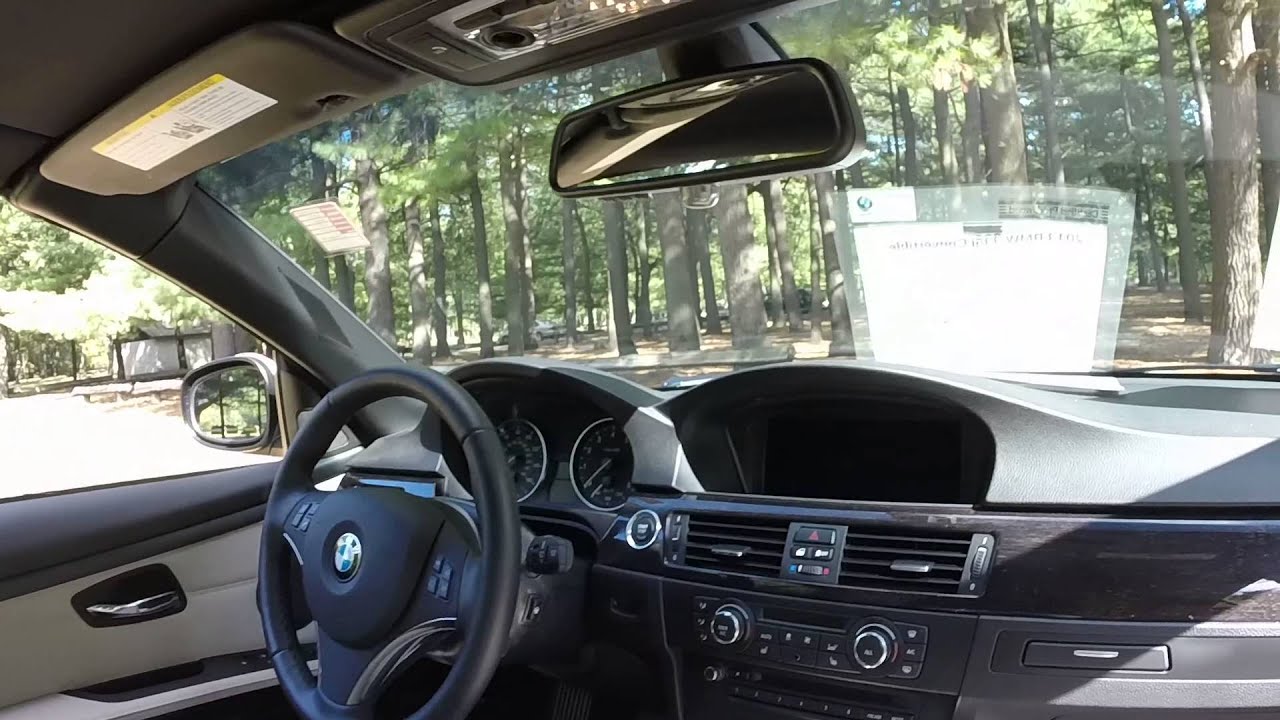 2012 bmw 335i convertible white with oyster interior youtube