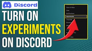 How To Turn On Experiments On Discord (How To Enable/Activate Experiments On Discord) How To Turn On Experiments On Discord (How To Enable/Activate Experiments On Discord)