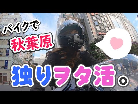 【ヲタ活】バイクで秋葉原行って萌えてきた【モトブログ】