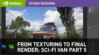 From Texturing to Final Render in Adobe Substance 3D - Sci Fi Van Part 5 w/ Vladimir Petkovic