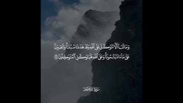 تلاوة من سورة إبراهيم للقارئ محسن الدوسري