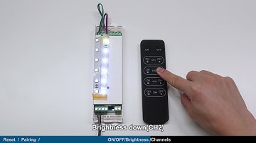 RF Remote Working with RF Receiver SR-2801e & SR-2501n