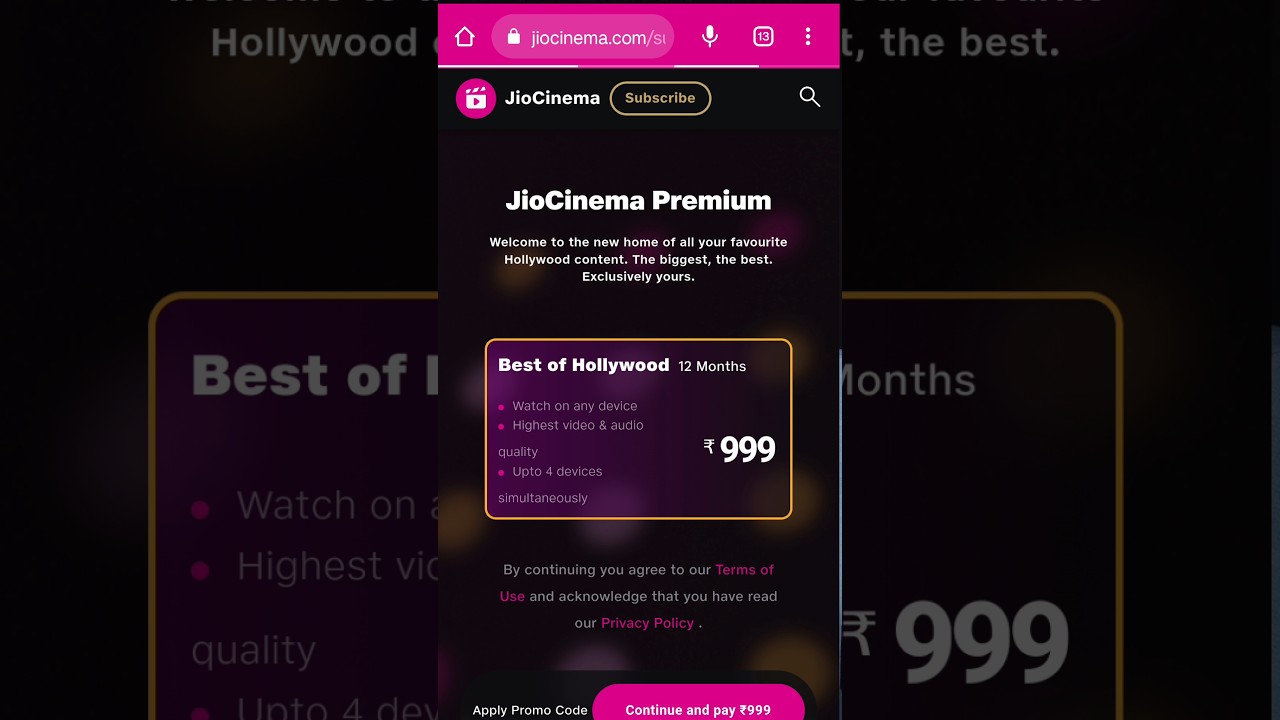 Jio Cinema Premium Plan | Jio Premium Plan Launch 