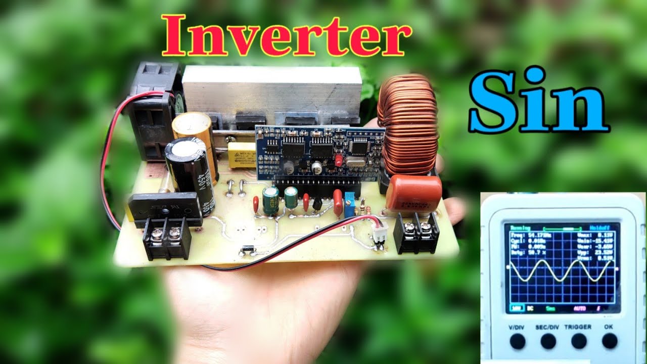 Chế Mạch Inverter Sin Chuẩn Dùng EGS002 ||  Đức Đức - Điện Tử