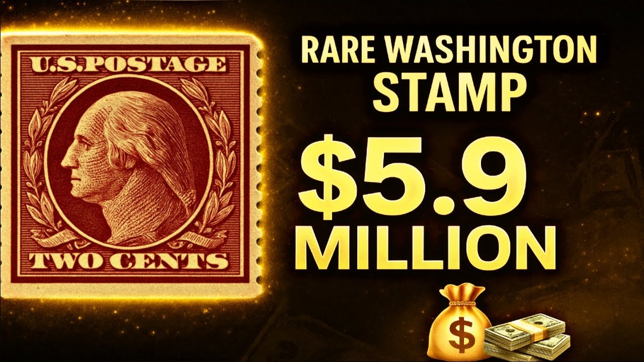George Washington 2 Cent Stamp Worth $5.9 Million | Stamps Old  display picture 1