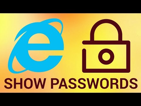 How to Display all Internet Explorer Saved Passwords