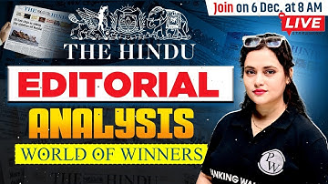 The Hindu Editorial Analysis | 06 December 2025 | The Hindu Vocab, Reading, Grammar | by Rupam Ma