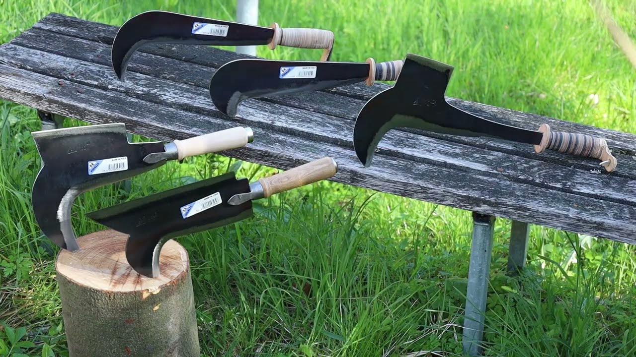 Nejlepší mačety pro lesnické a zahradnické práce, italské mačety billhook Rinaldi.