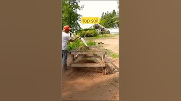 Simple DIY Soil Sifting Station for Compost & Topsoil #marketgarden #nodig #smallfarm #novascotia