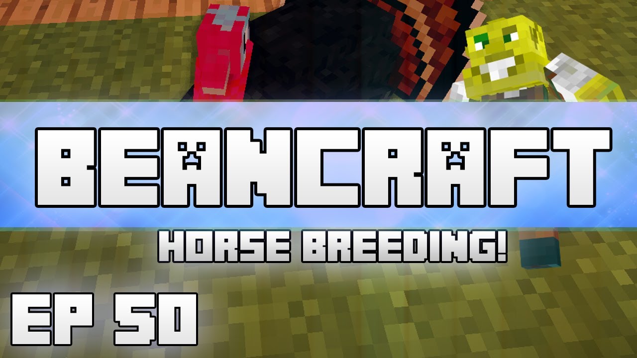 Play: SmallishBeans "Horse Breeding! | BeanCraft #50": calm Minecraft survival, mid-series