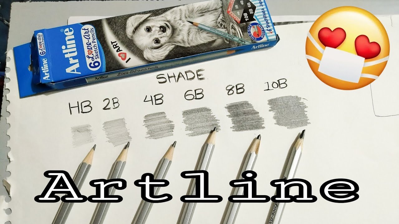 Artline Pencil Shade HB,2B,4B,6B,8B,10B YouTube