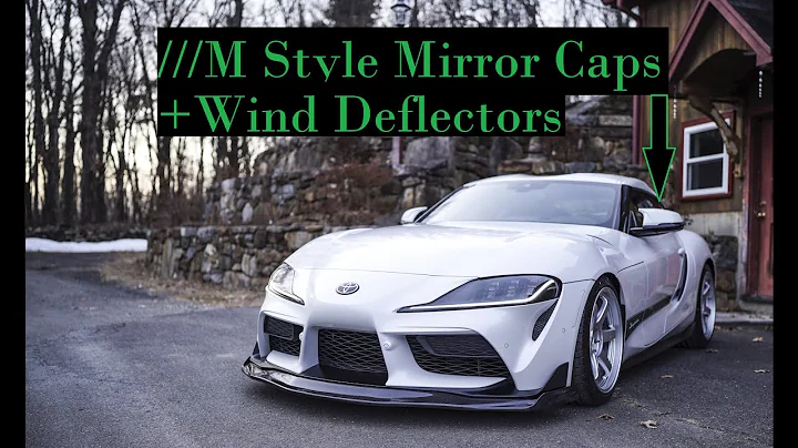 Project GR Supra MT - Mirror Caps and Wind Deflectors Install